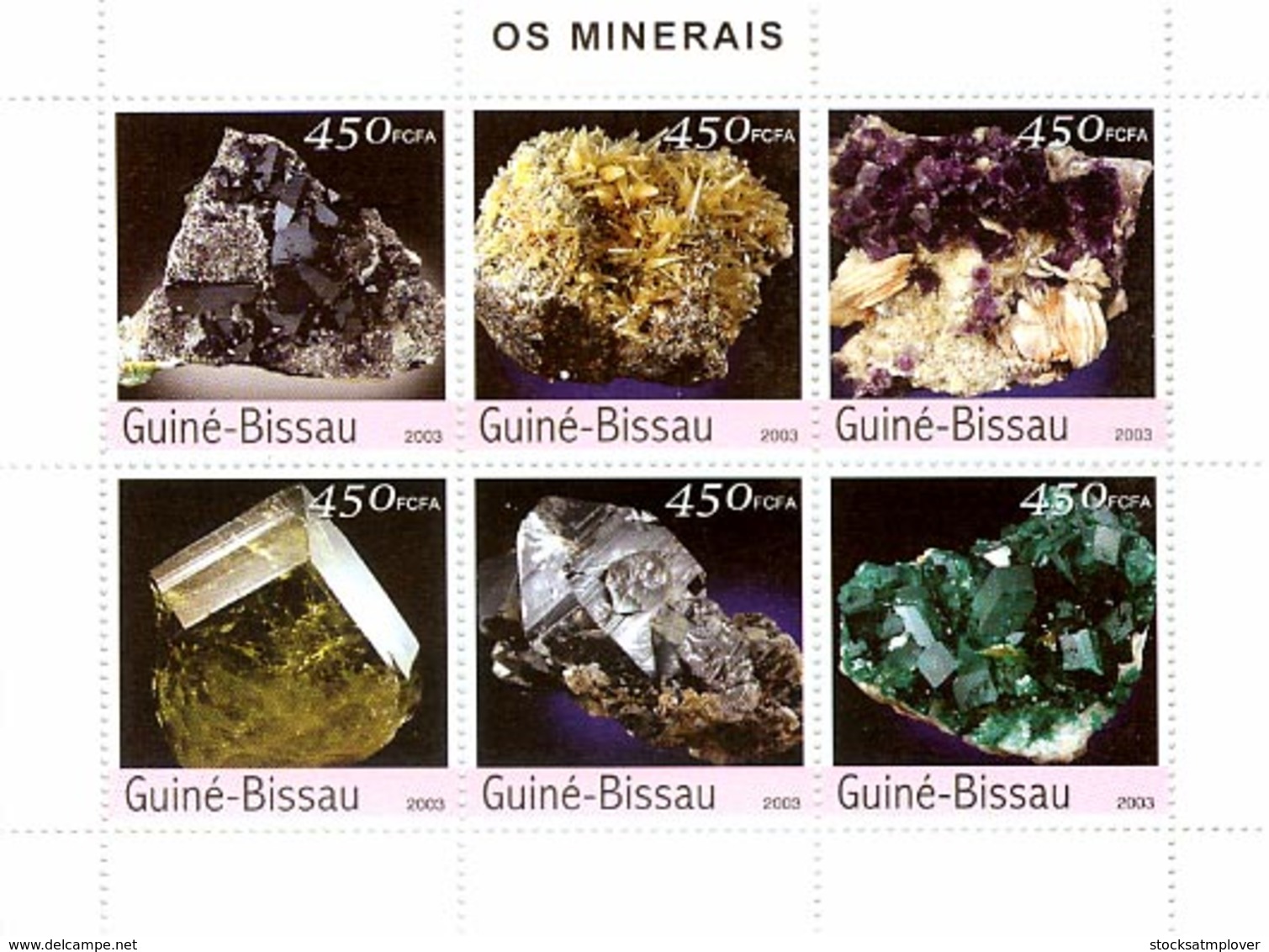 Guinea Bissau 2003 Minerals - Guinea-Bissau