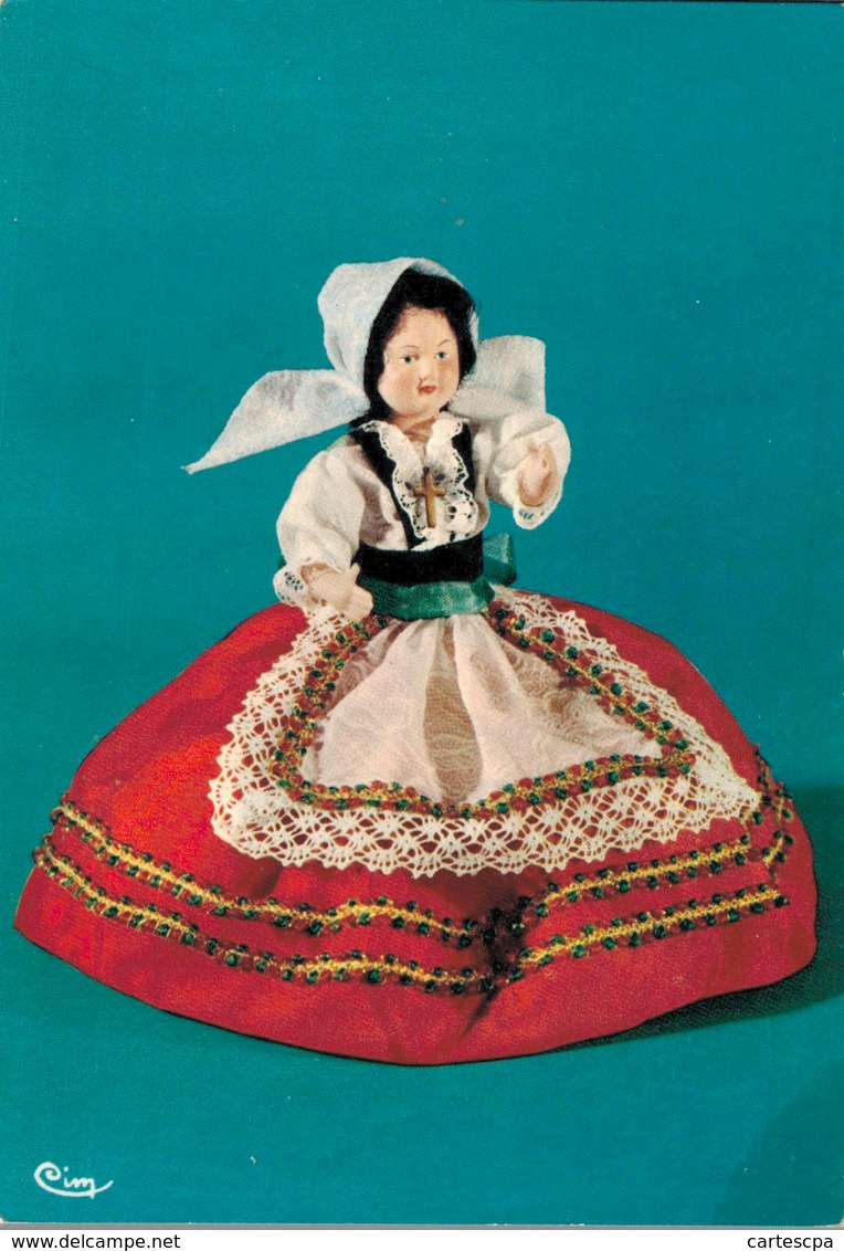 Poupée De France Costume Folklorique Basquaise Pays Basque  CPM Ou CPSM - Autres & Non Classés