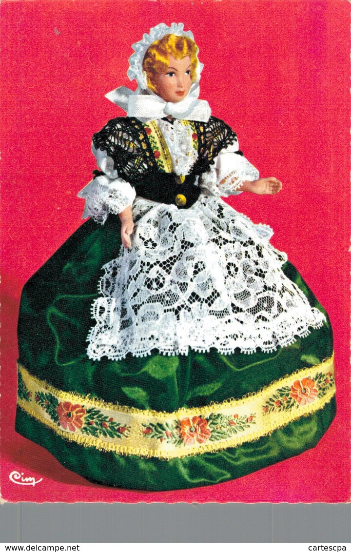 Poupée De France Costume Folklorique Vosgienne Vosges  CPM Ou CPSM - Autres & Non Classés