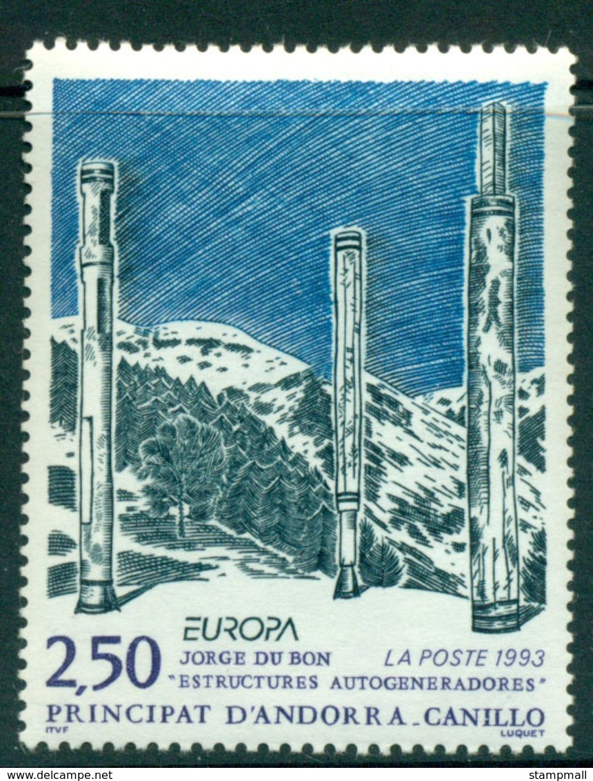 Andorra (Fr) 1993 Europa MUH Lot16032 - Unused Stamps