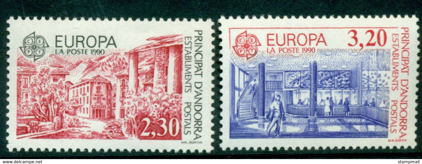 Andorra (Fr) 1990 Europa MUH Lot16030 - Unused Stamps