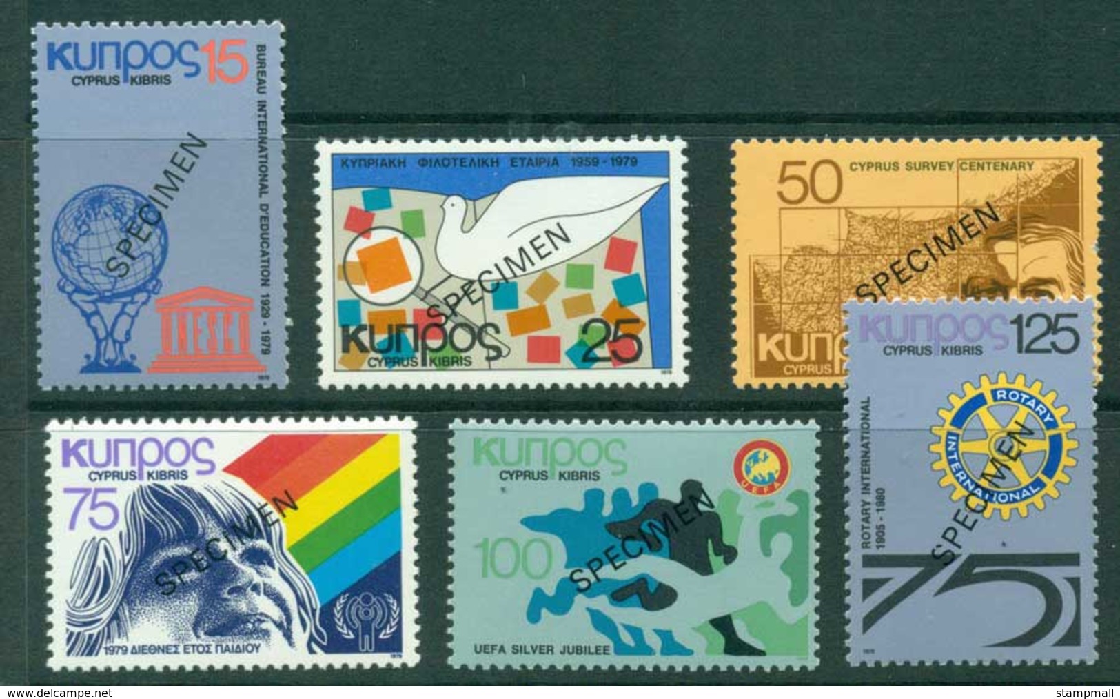 Cyprus 1979 Emblems SPECIMEN MUH Lot23564 - Nuevos