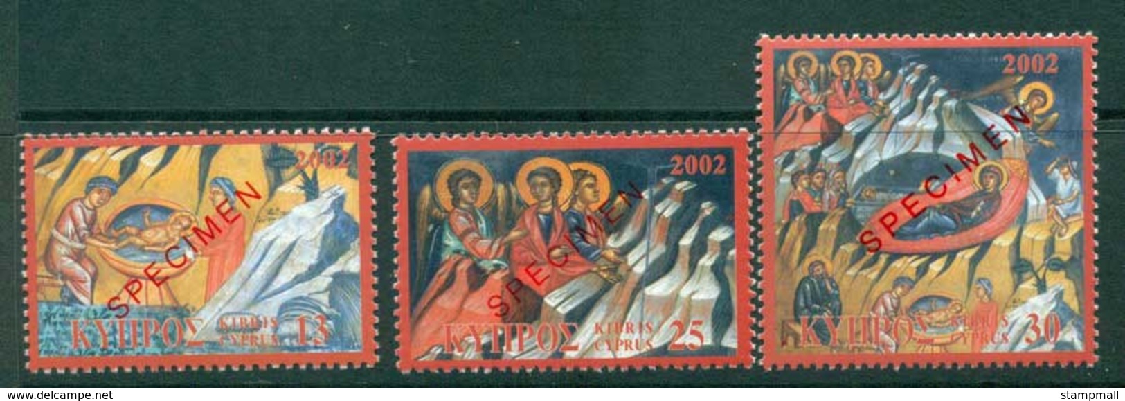 Cyprus 2002 Xmas SPECIMEN MUH Lot23553 - Unused Stamps