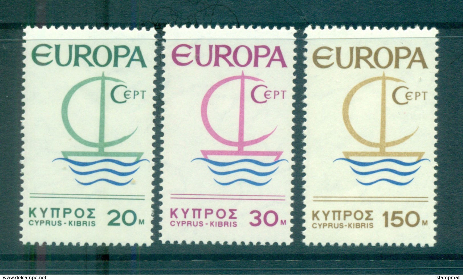 Cyprus 1966 Europa, Sailboat MUH Lot65425 - Unused Stamps