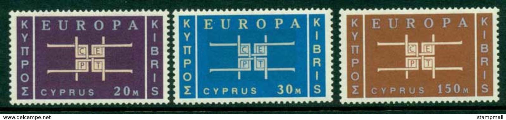 Cyprus 1963 2nd Europa MUH Lot15313 - Unused Stamps