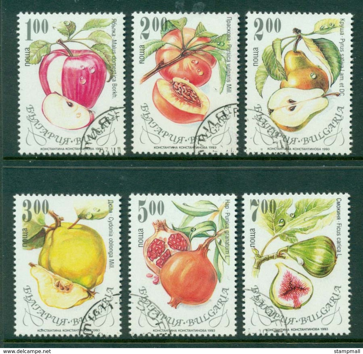 Bulgaria 1993 Fruits CTO Lot20949 - Unused Stamps