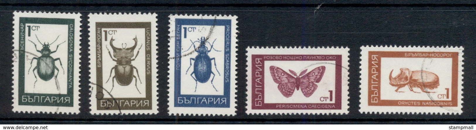 Bulgaria 1968 Insects Beetles CTO - Unused Stamps