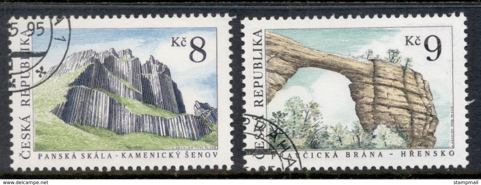 Czech Republic 1995 Natural Beauties CTO - Unused Stamps