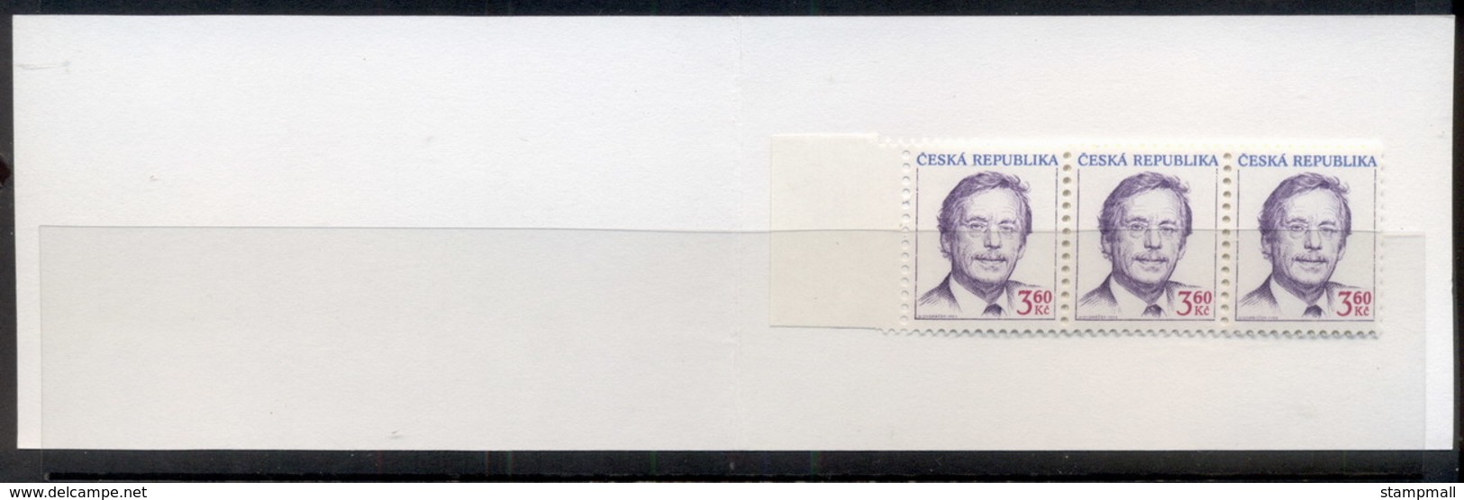 Czech Republic 1995 Redrawn Booklet MUH - Unused Stamps