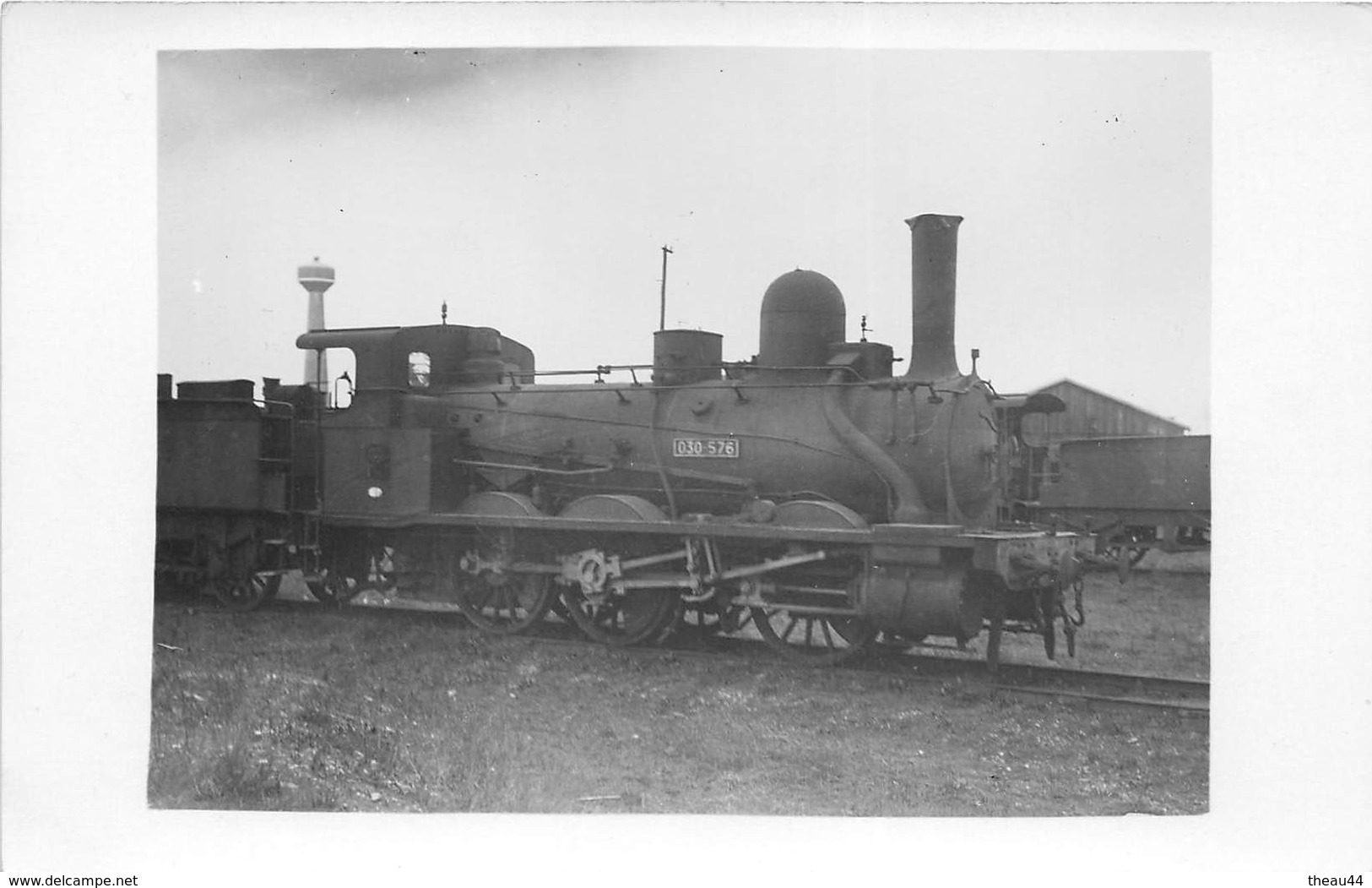 ¤¤ -    Carte-Photo D'une Locomotive En Gare  - Chemin De Fer ETAT -  Train  -  ¤¤ - Stations With Trains