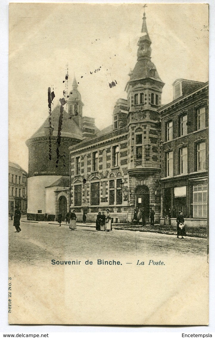 CPA - Carte Postale - Belgique - Binche - Souvenir De Binche - La Poste ( DD7251) - Binche