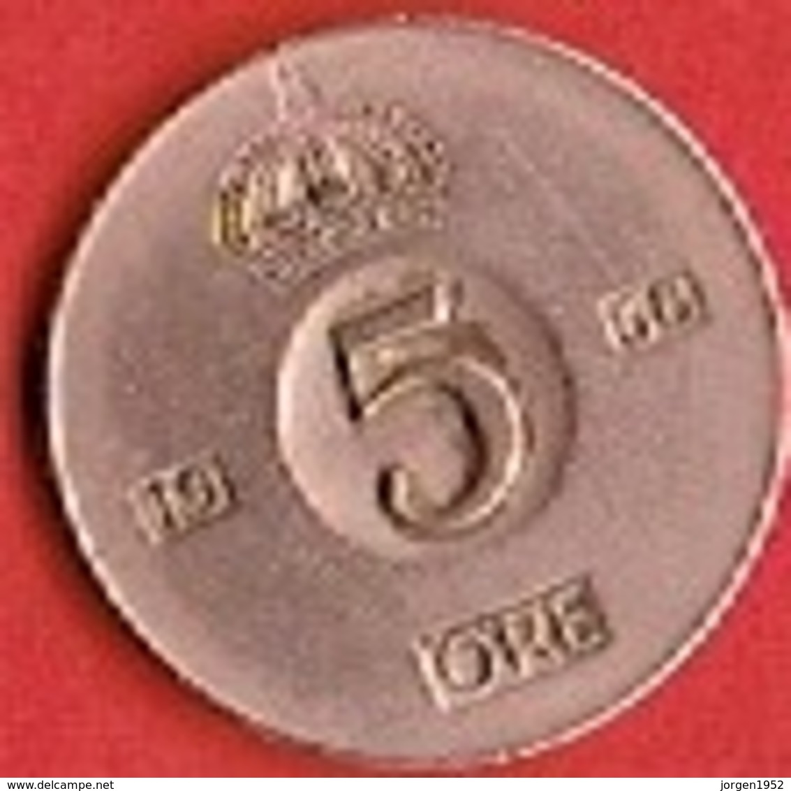 SWEDEN #  5 ØRE FROM 1968 - Suède