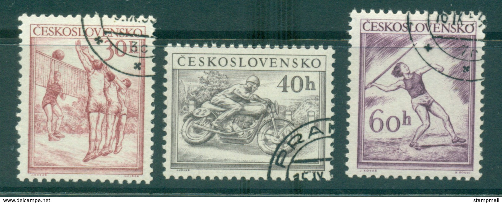 Czechoslovakia 1953 Sports CTO Lot38218 - Neufs