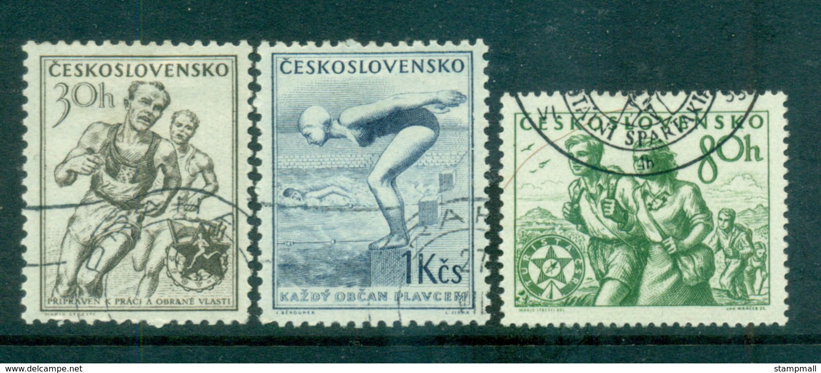 Czechoslovakia 1954 Sports FU Lot70010 - Unused Stamps
