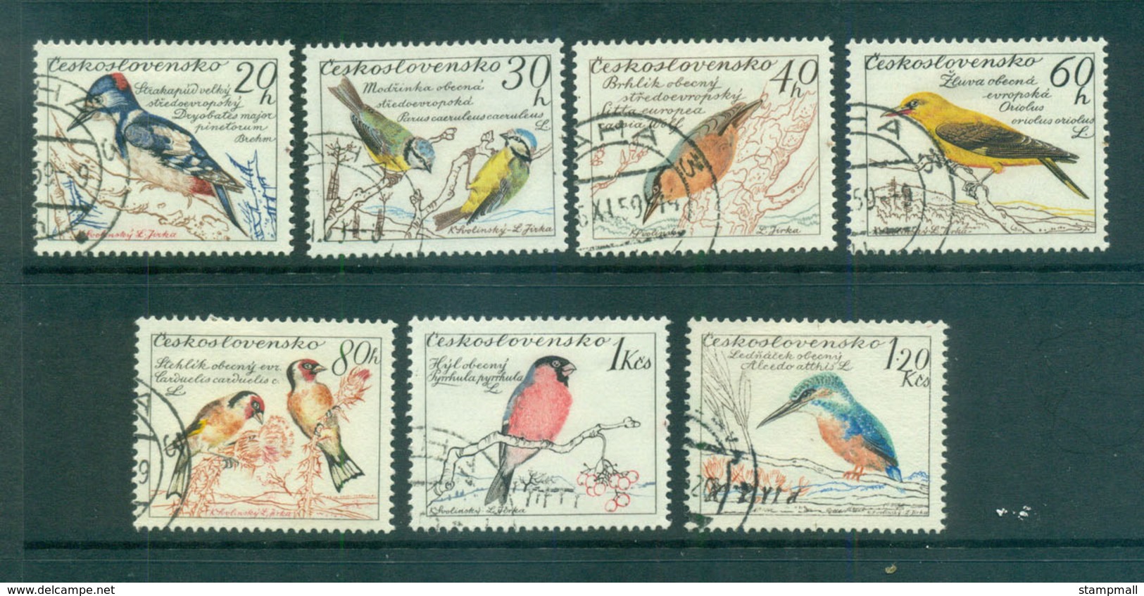 Czechoslovakia 1959 Birds FU Lot70087 - Ongebruikt