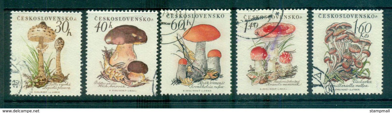 Czechoslovakia 1958 Mushroons, Funghi FU Lot70071 - Unused Stamps