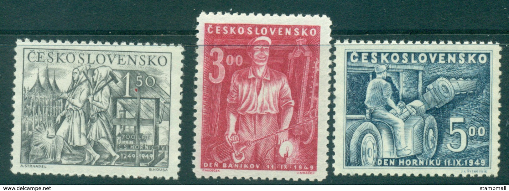 Czechoslovakia 1949 Mining Industry MUH Lot38131 - Unused Stamps
