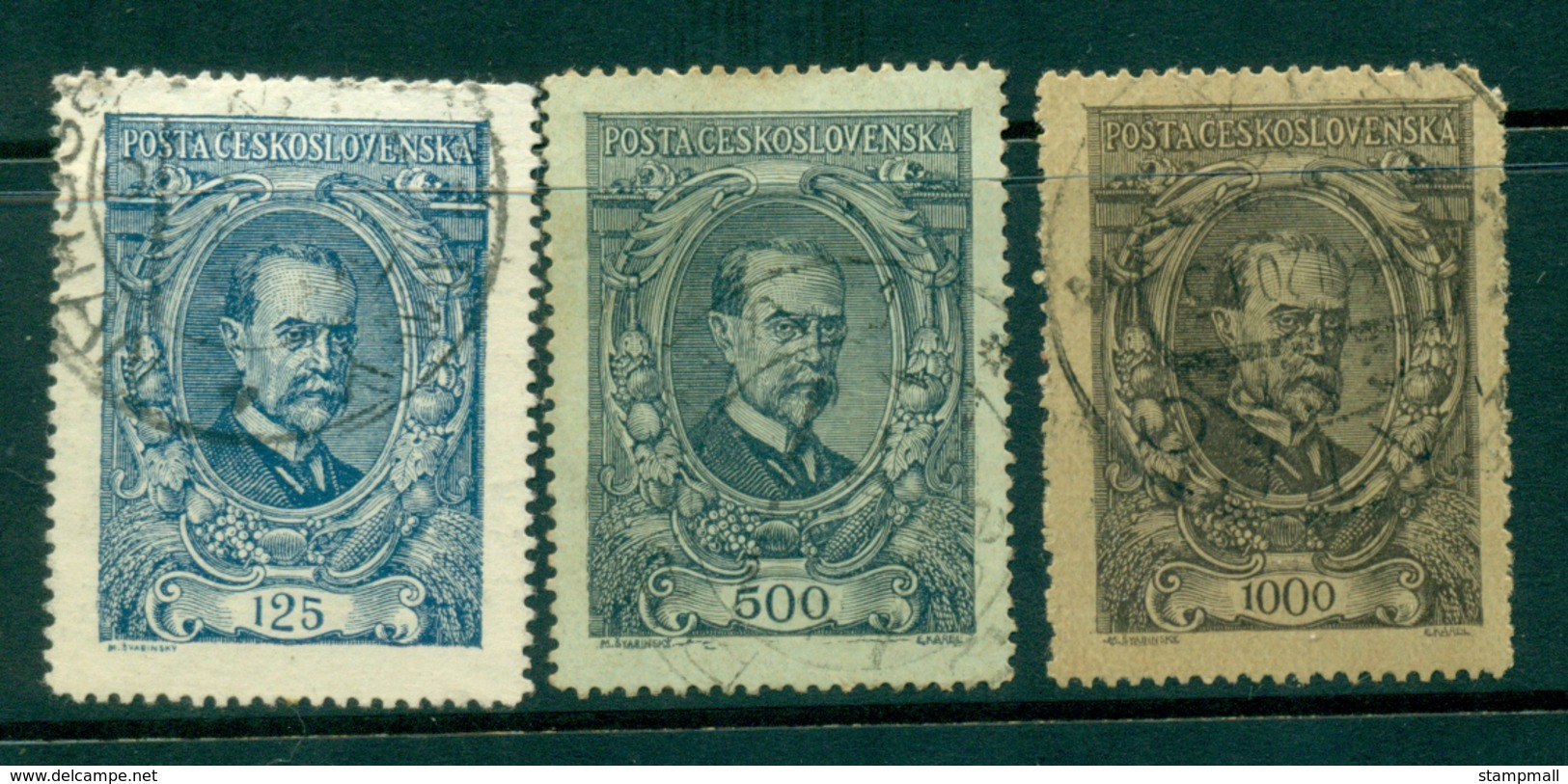 Czechoslovakia 1920 Pres. Thomas Garrigue Masaryk FU Lot41035 - Used Stamps