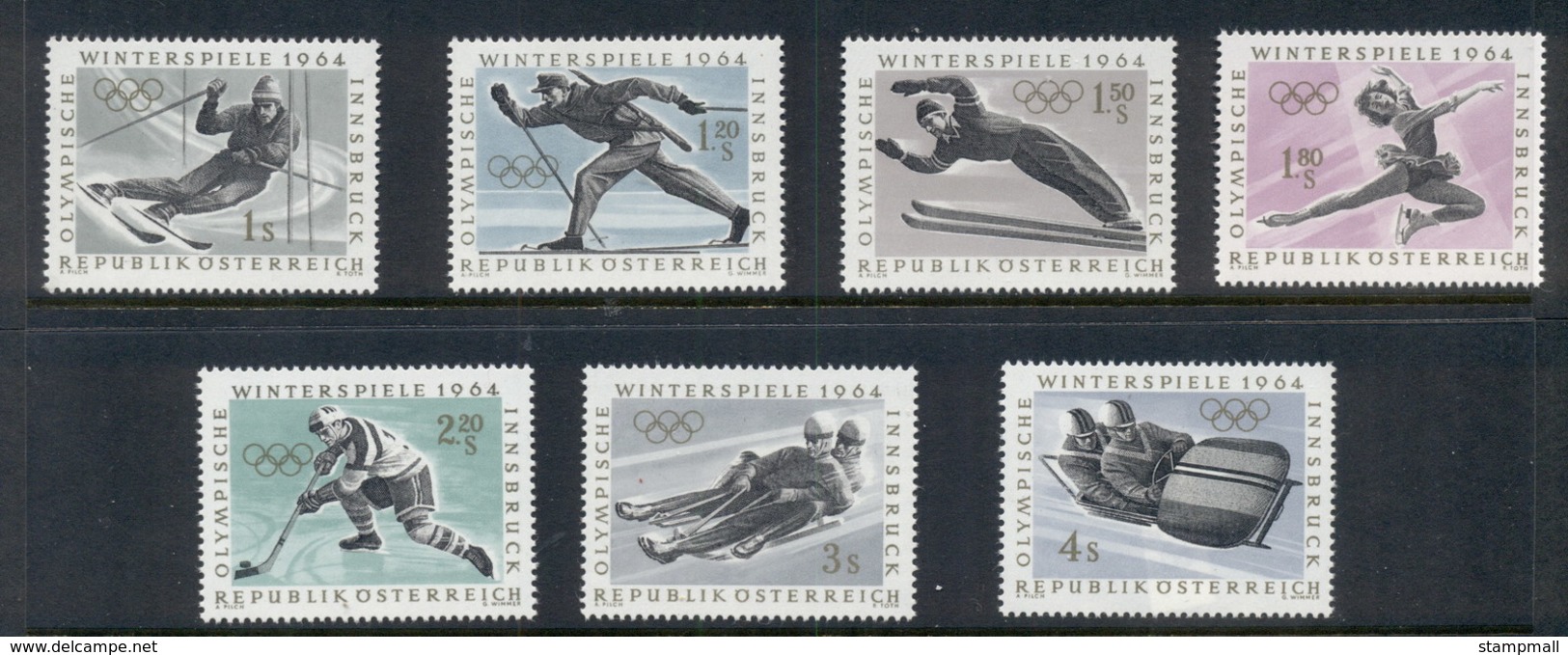 Austria 1963 Winter Olympics Innsbruck MUH - Unused Stamps