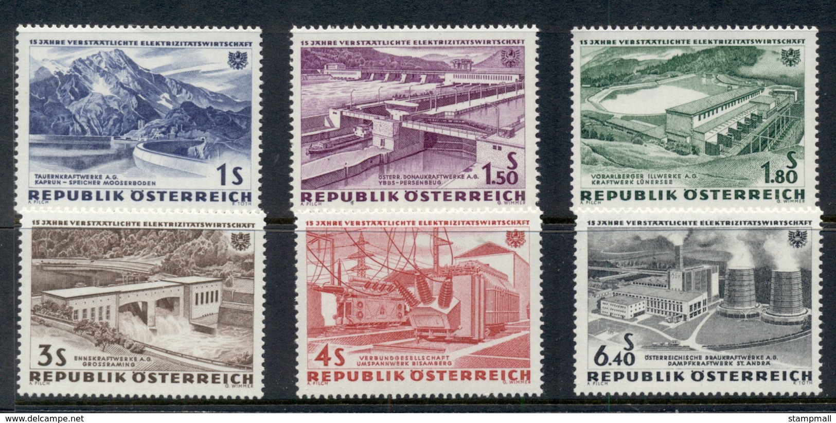 Austria 1962 Hydroelectric Power Nationalisation MUH - Unused Stamps