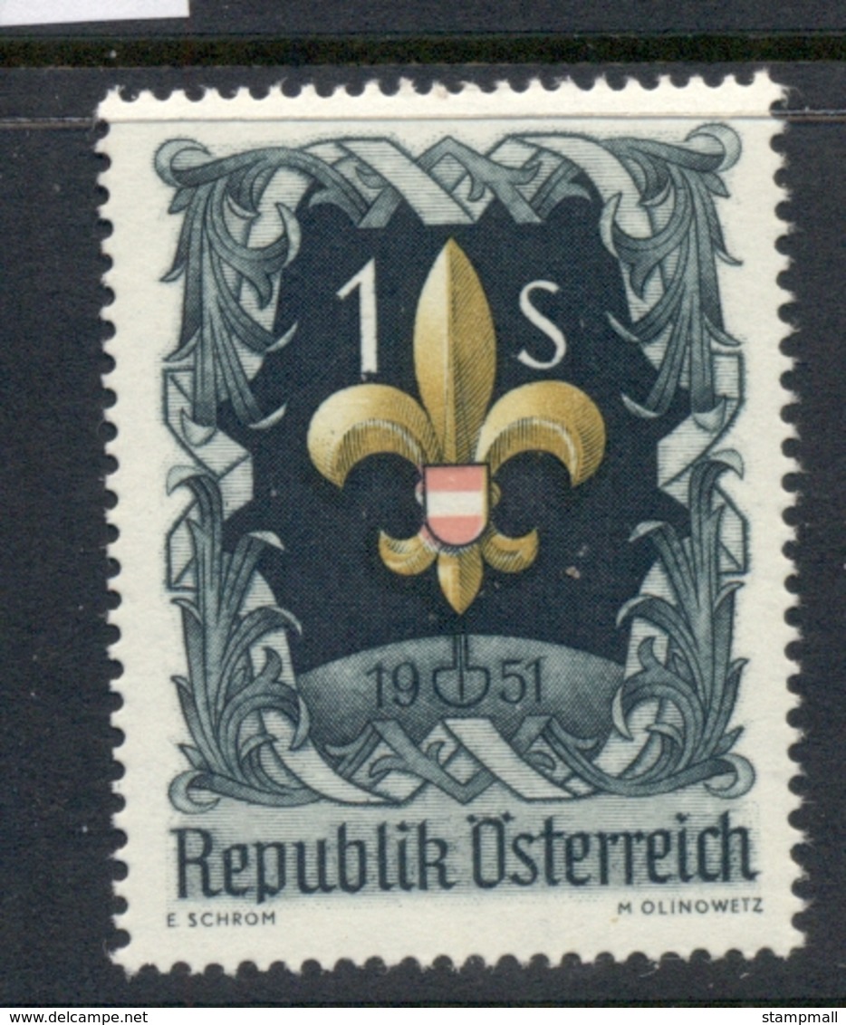 Austria 1951 Boy Scouts MUH - Unused Stamps