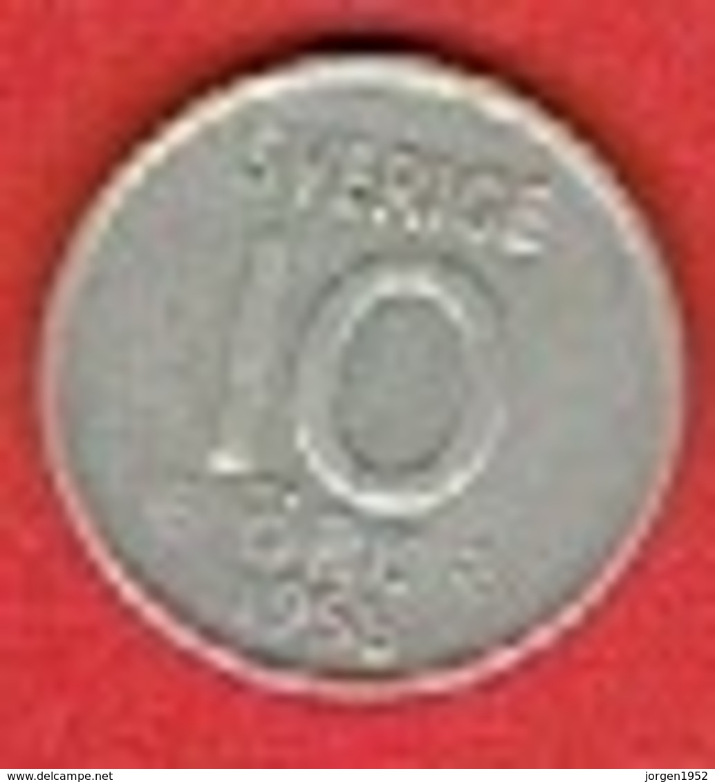 SWEDEN #  10 ØRE FROM 1958 - Suède