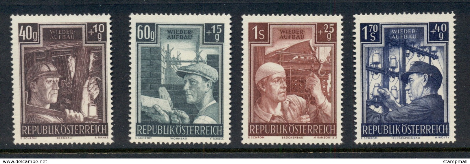 Austria 1951 Austrian Reconstruction MUH - Unused Stamps