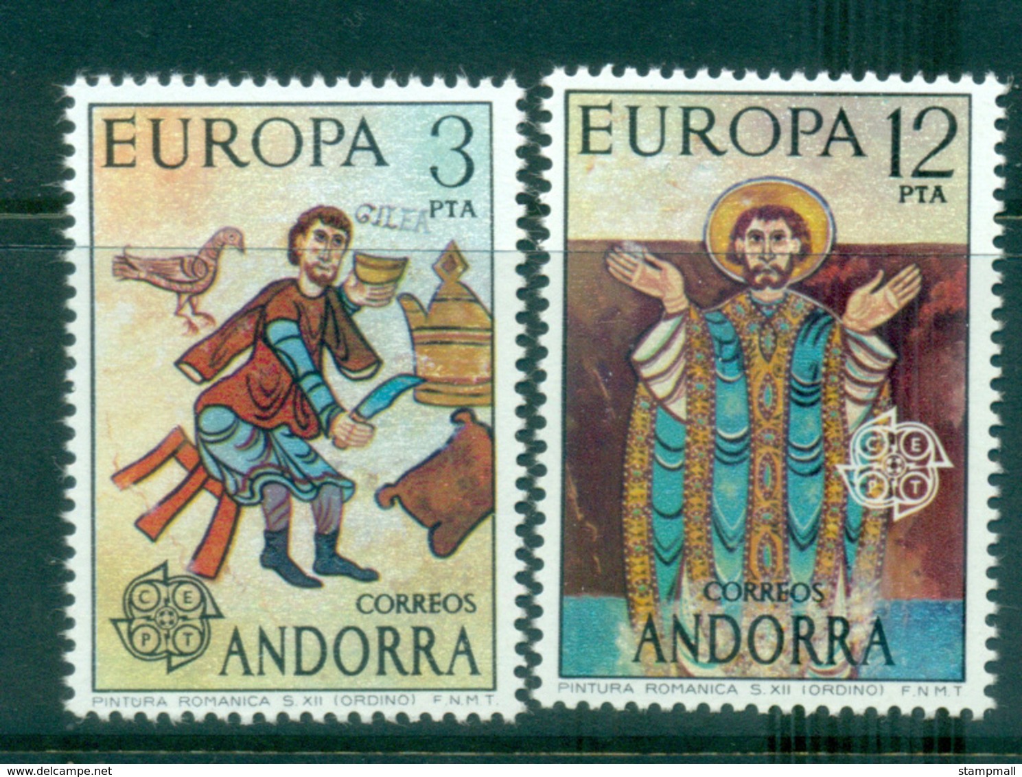 Andorra (Sp) 1975 Europa, Paintings MUH Lot65600 - Unused Stamps