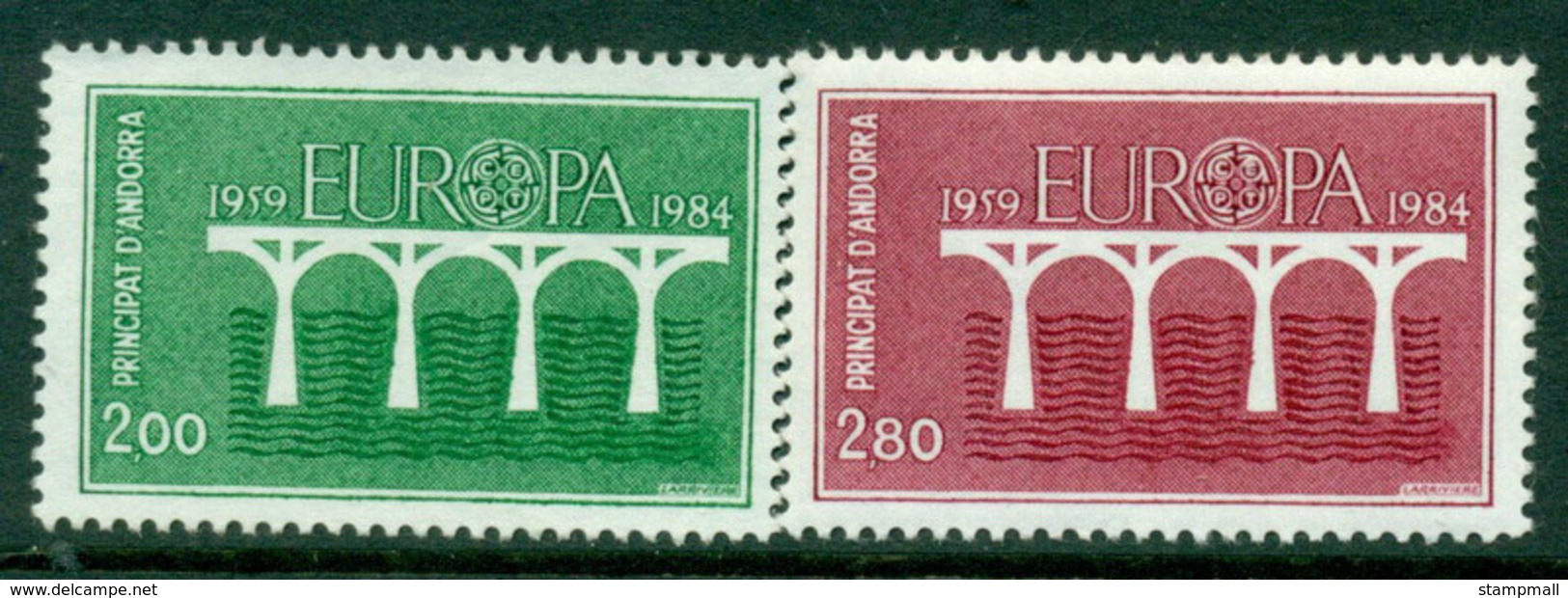 Andorra (Fr) 1984 Europa MUH Lot16023 - Unused Stamps