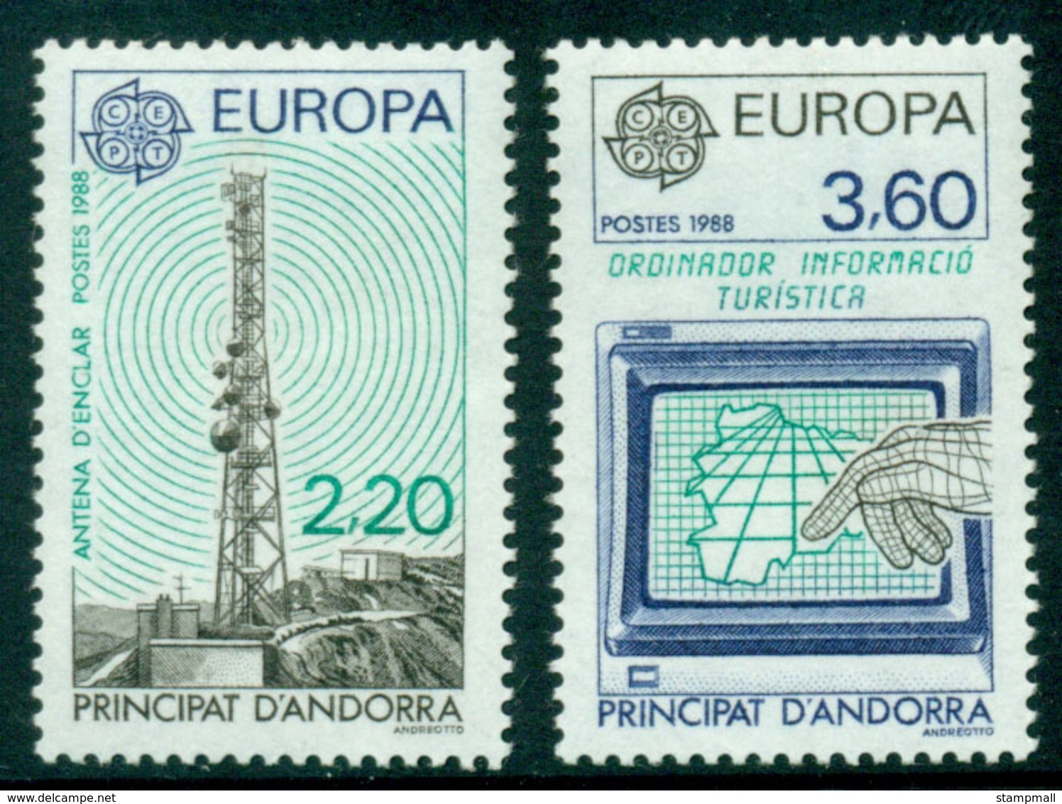 Andorra (Fr) 1988 Europa MUH Lot16028 - Unused Stamps