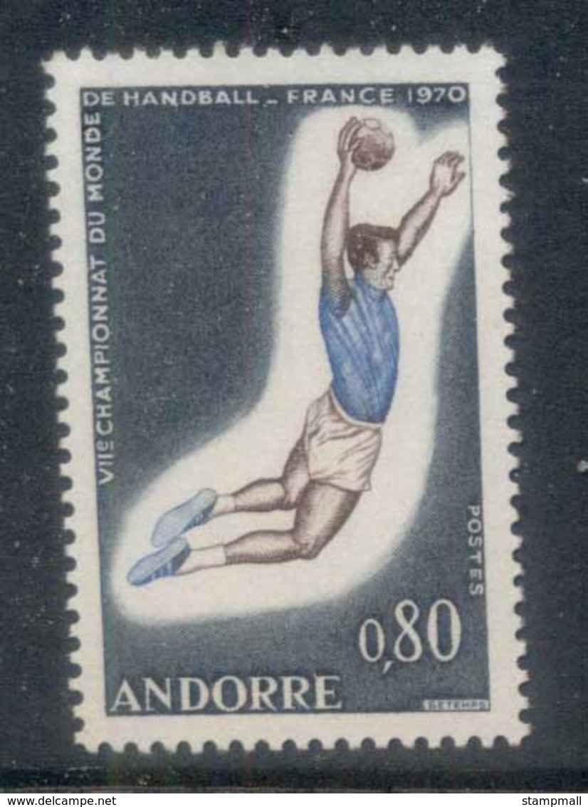 Andorra (Fr) 1970 Field Ball MLH - Unused Stamps