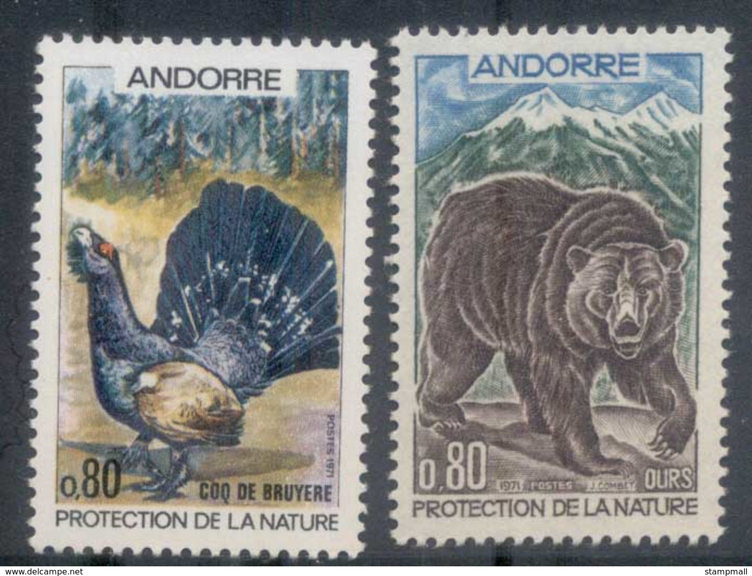 Andorra (Fr) 1971 Nature Protection MUH - Unused Stamps