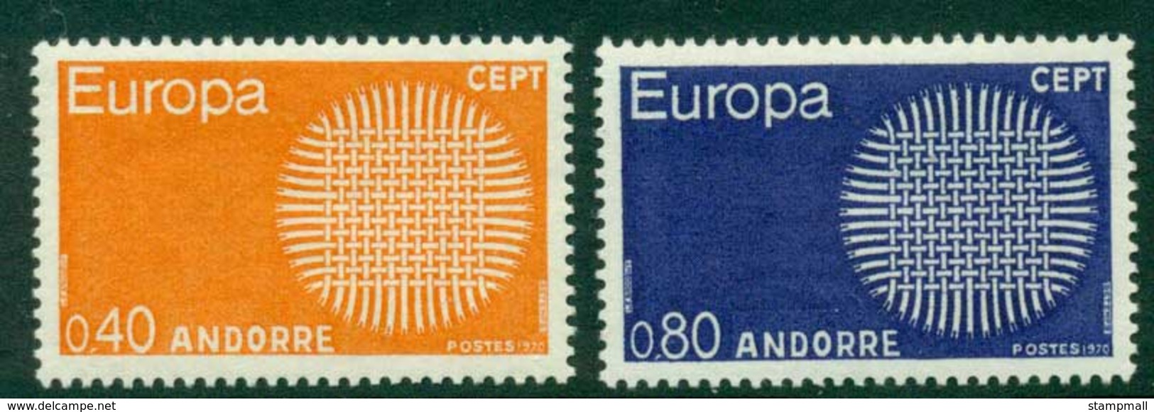 Andorra (Fr) 1970 Europa MUH Lot16005 - Unused Stamps