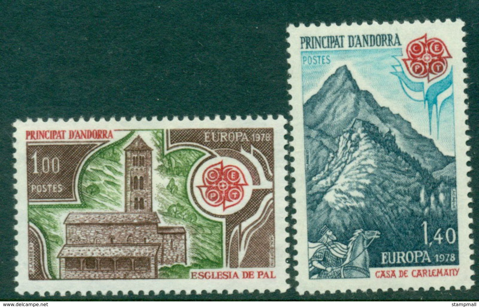 Andorra (Fr) 1978 Europa MUH Lot16014 - Ongebruikt