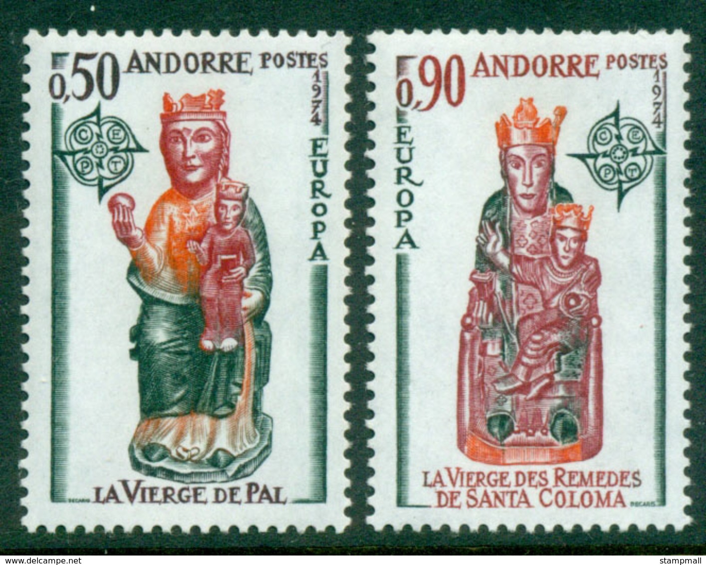 Andorra (Fr) 1974 Europa MUH Lot16009 - Unused Stamps