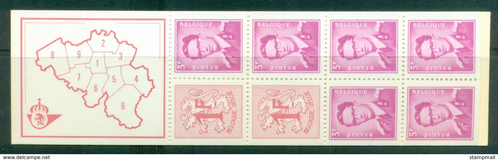 Belgium 1969 3x3fr, 2x1fr Booklet MUH - Other & Unclassified