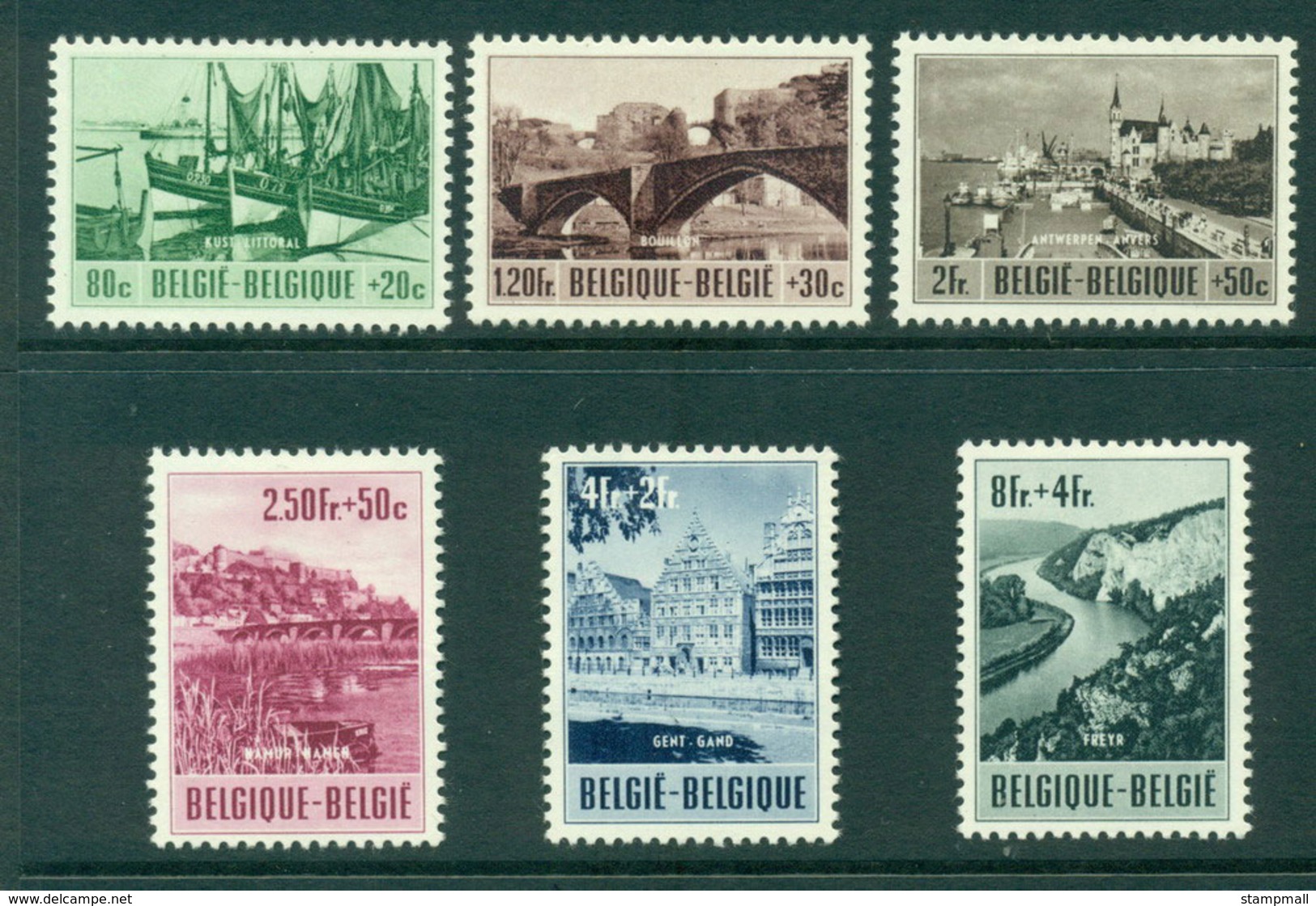 Belgium 1953 Ardenne-Meuse Tourism MH Lot27303 - Other & Unclassified