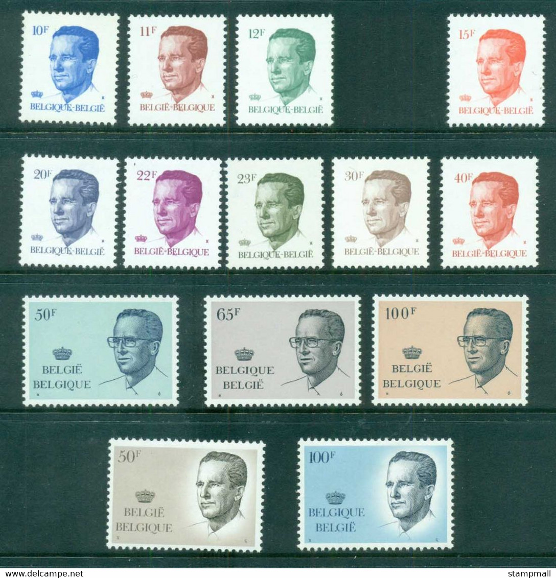 Belgium 1980-86 King Baudouin (19/20, No 13f MUH Lot83640 - Other & Unclassified