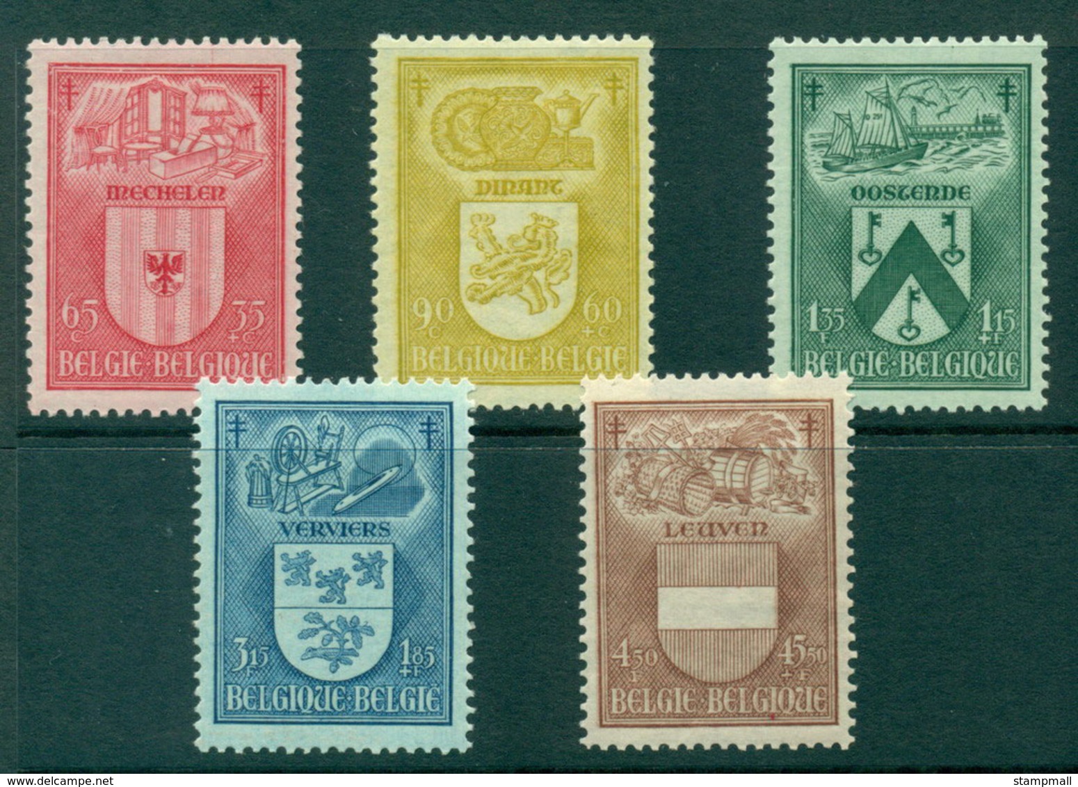Belgium 1946 Coats Of Arms MH Lot27253 - Other & Unclassified