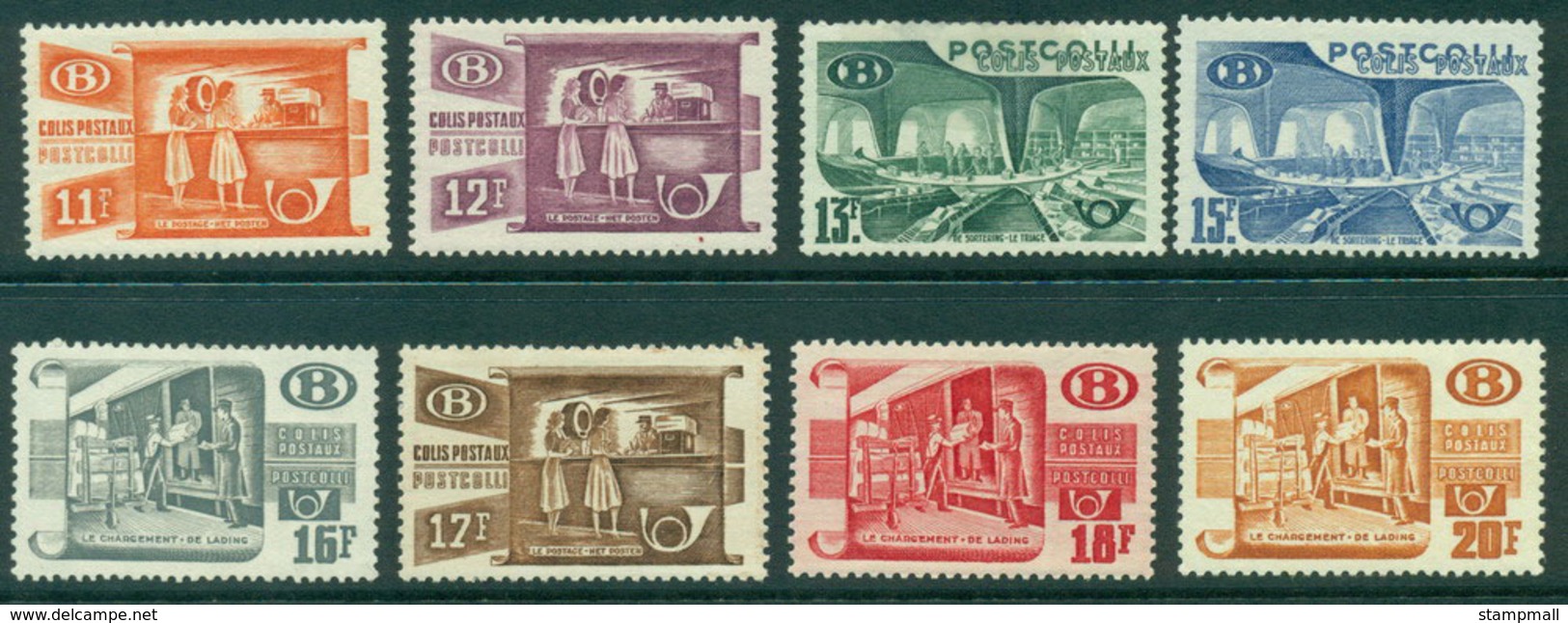 Belgium 1950-52 Railway Sorting (faults) MH Lot27310 - Other & Unclassified