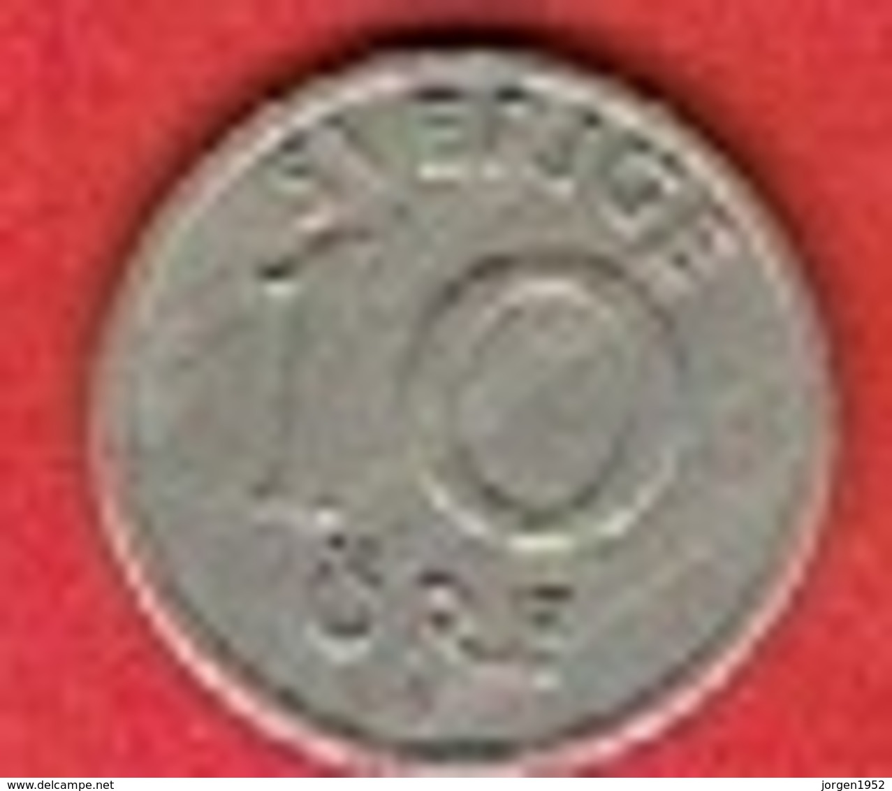 SWEDEN #  10 ØRE FROM 1947 - Suède