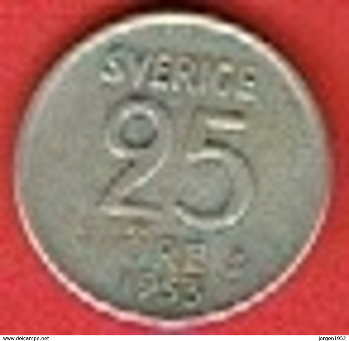 SWEDEN #  25 ØRE FROM 1953 - Suède