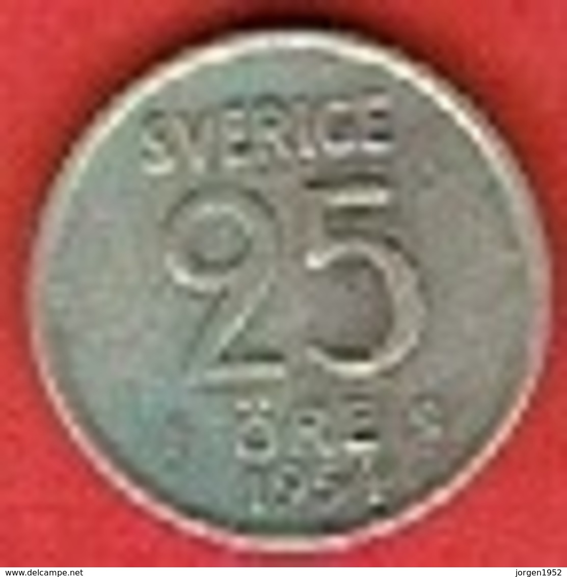 SWEDEN #  25 ØRE FROM 1954 - Suède