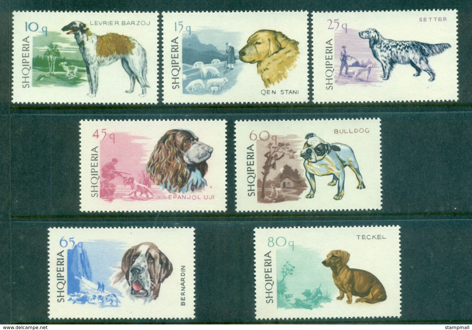 Albania 1966 Dogs MUH Lot69582 - Albania