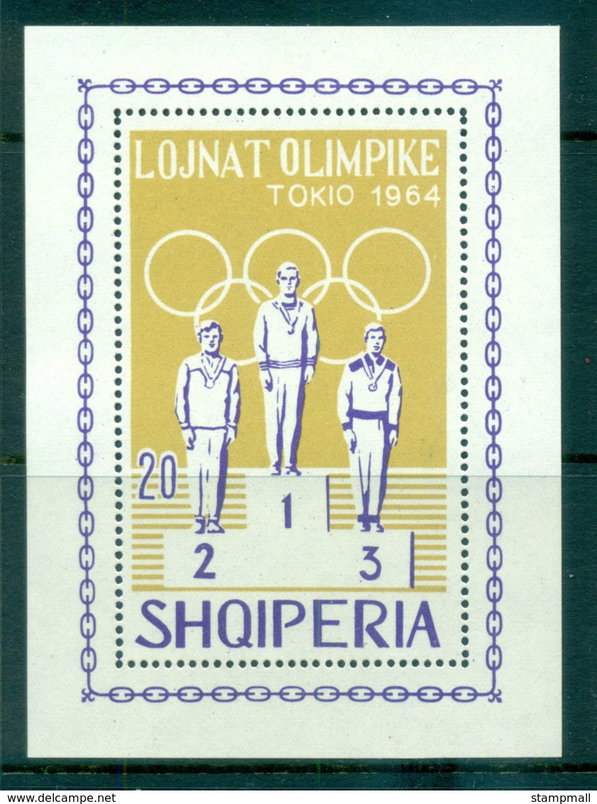 Albania 1964 Tokyo Olympcs MS MUH Lot69502 - Albania