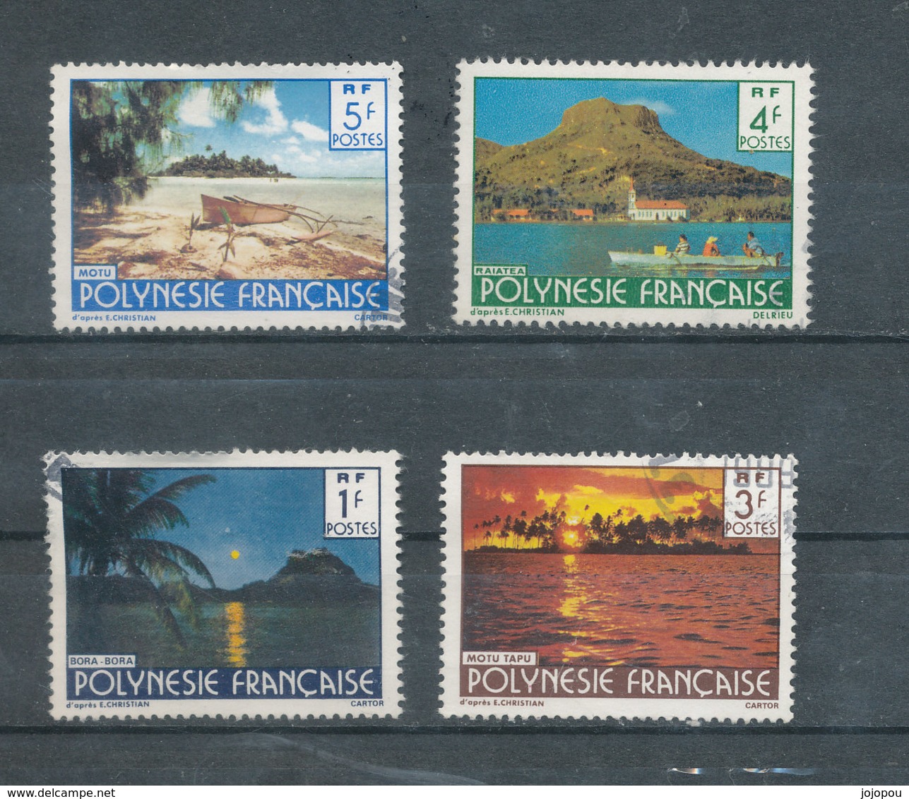 Paysages Polynésiens - Cachet Rond - Used Stamps