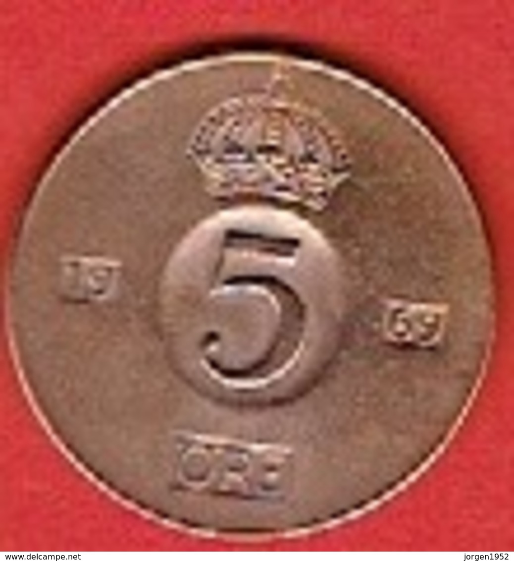 SWEDEN #  5 ØRE FROM 1969 - Suède