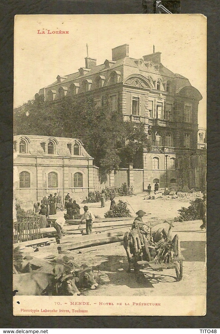 CP-MENDE- Hotel De La Préfecture - Mende