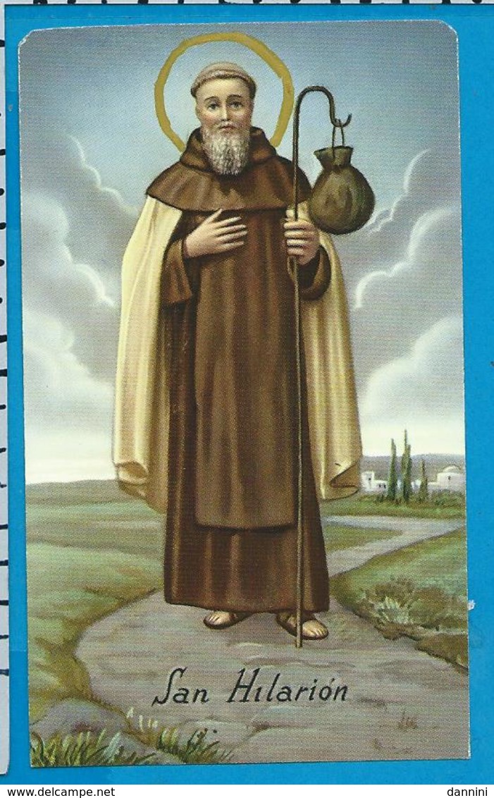 Holycard    St. Hilarion - Imágenes Religiosas