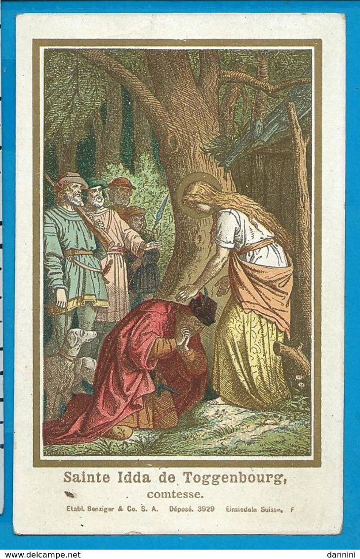 Holycard    St.  Idda   V. Toggenbourg - Devotieprenten